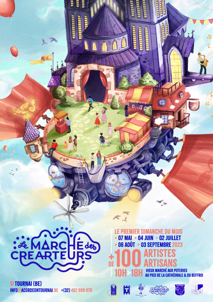 Affiche du marché des créARTeurs mai 2023