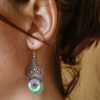 Boucles d'oreille Ariel en aventurine