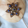 Collier mandala lapis lazuli