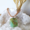 Pendentif en chrysoprase