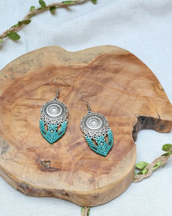 Boucles d'oreille turquoise