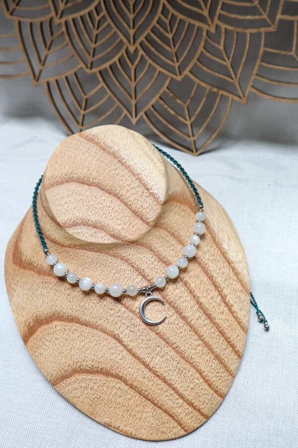 Collier - Lune et pierre de lune