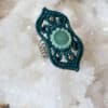 Bague en aventurine verte