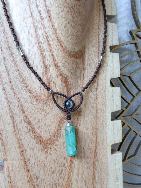 Collier fleur d'amazonite