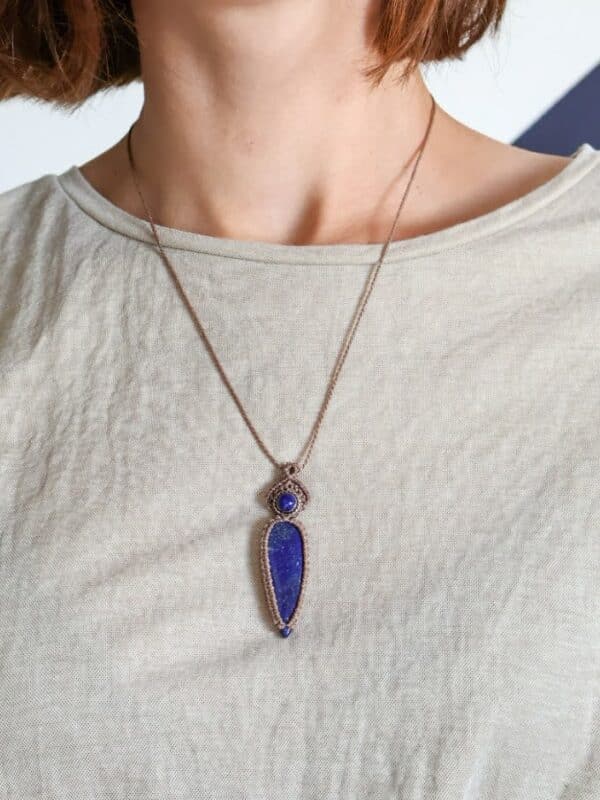 Collier lapis lazuli – Image 2