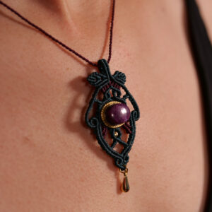 Pendentif rubis zoisite