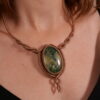 Collier chrysoprase