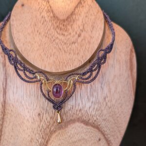 Marita - Améthyste - Collier ras de cou
