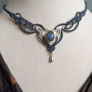Marita - Labradorite - Collier ras de cou