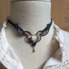 Collier ras de cou pierre de lune